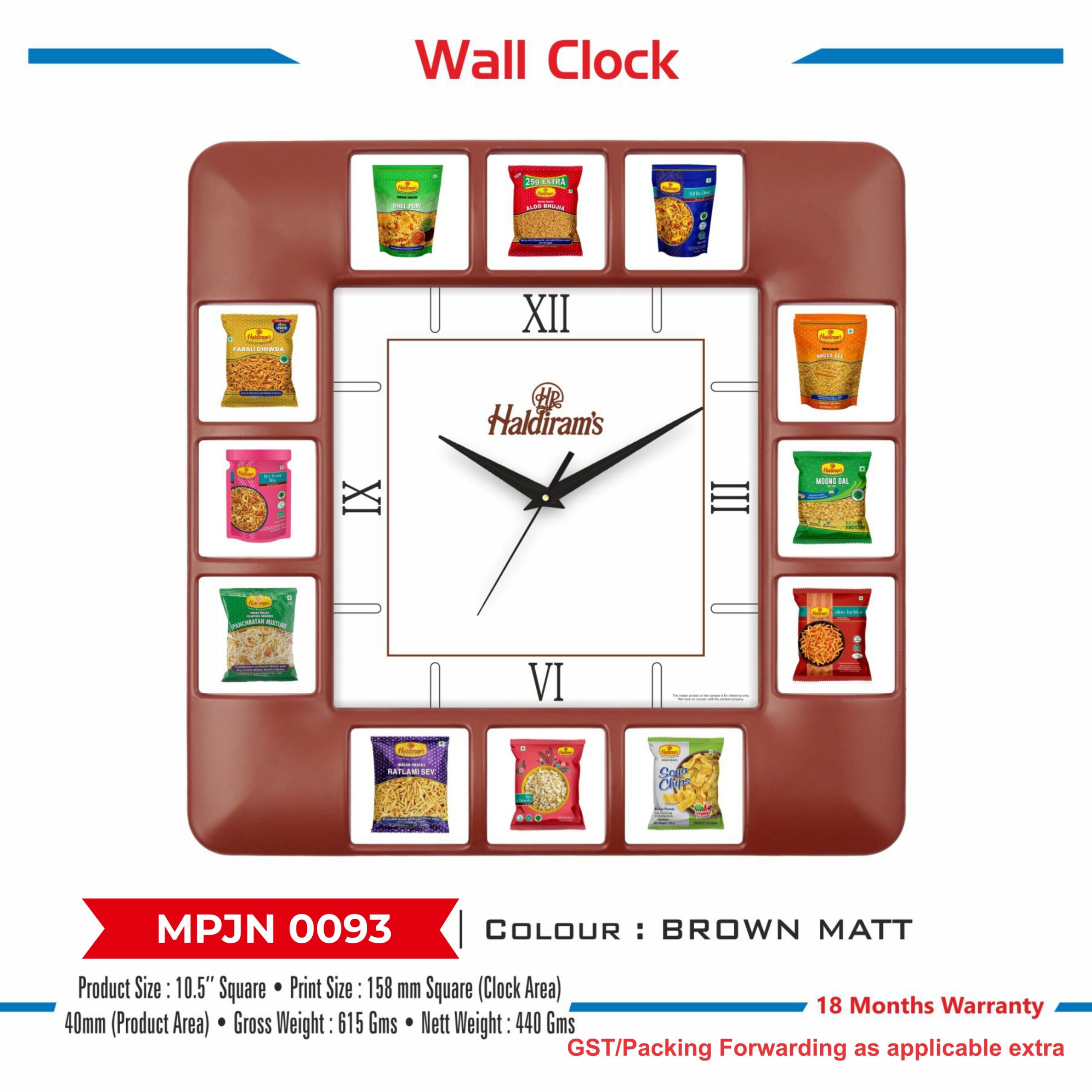 Wall Clock - Code : MPJN 0093
