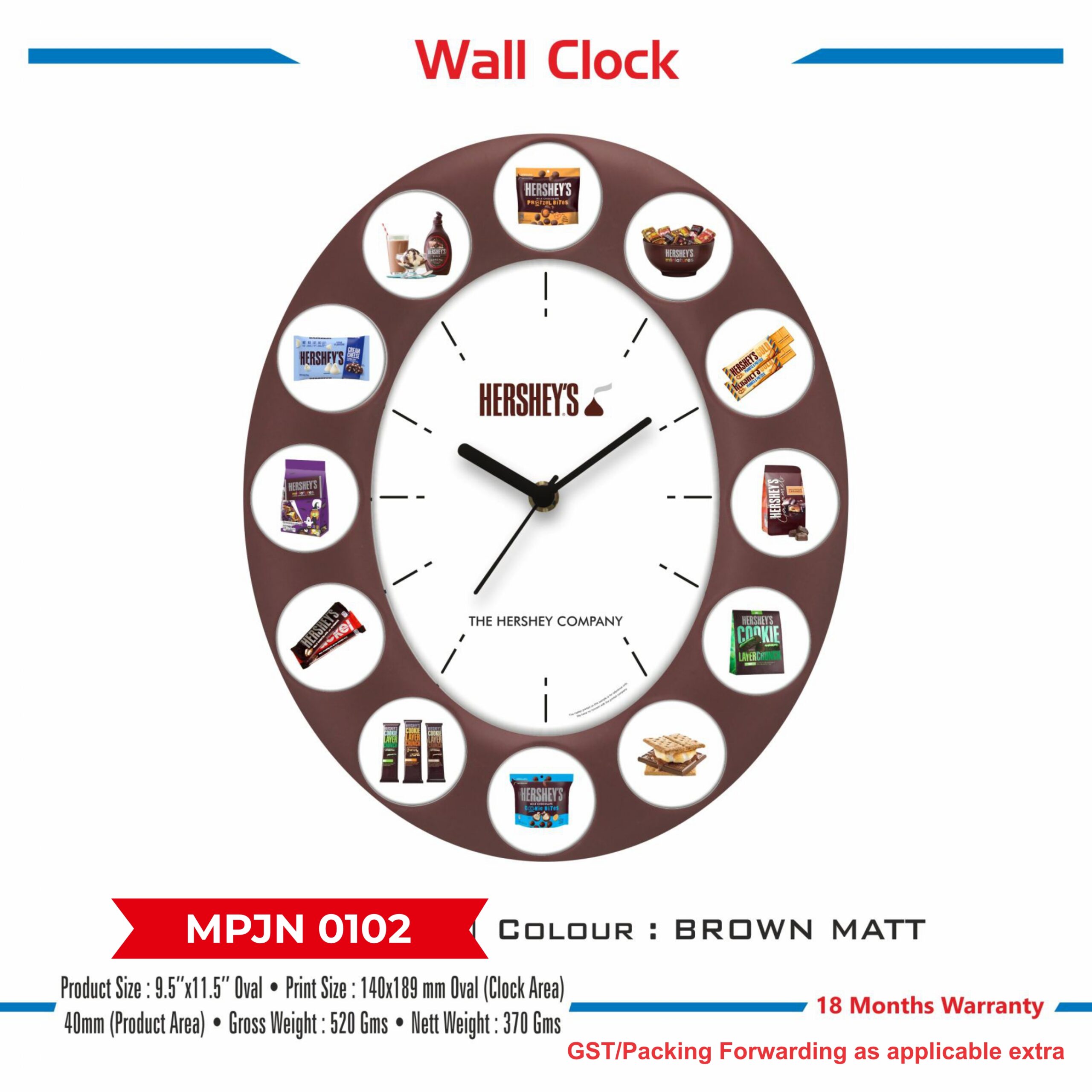 Wall Clock - Code : MPJN 0102