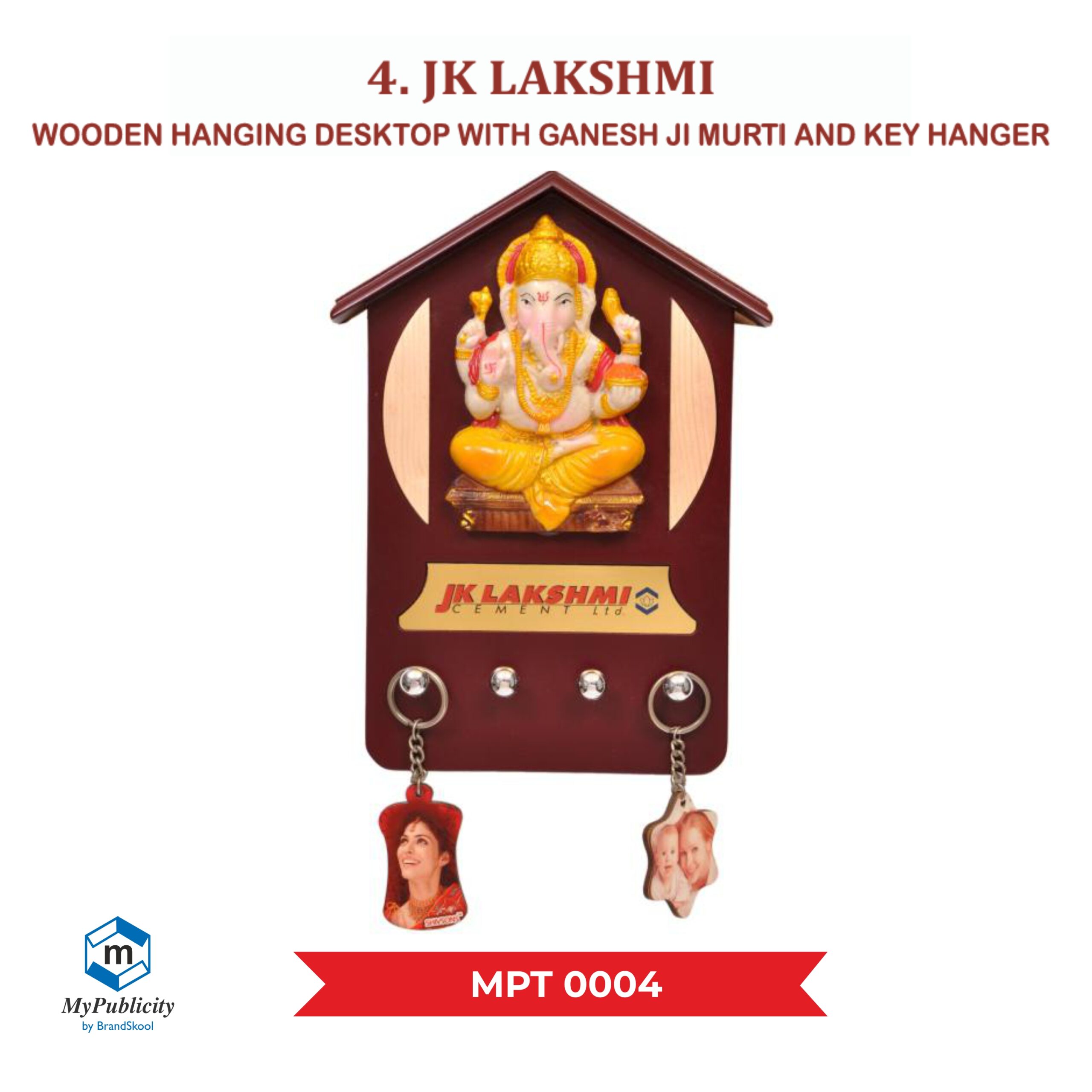 Wooden Wall Hanging Item - Code : MPT 0004