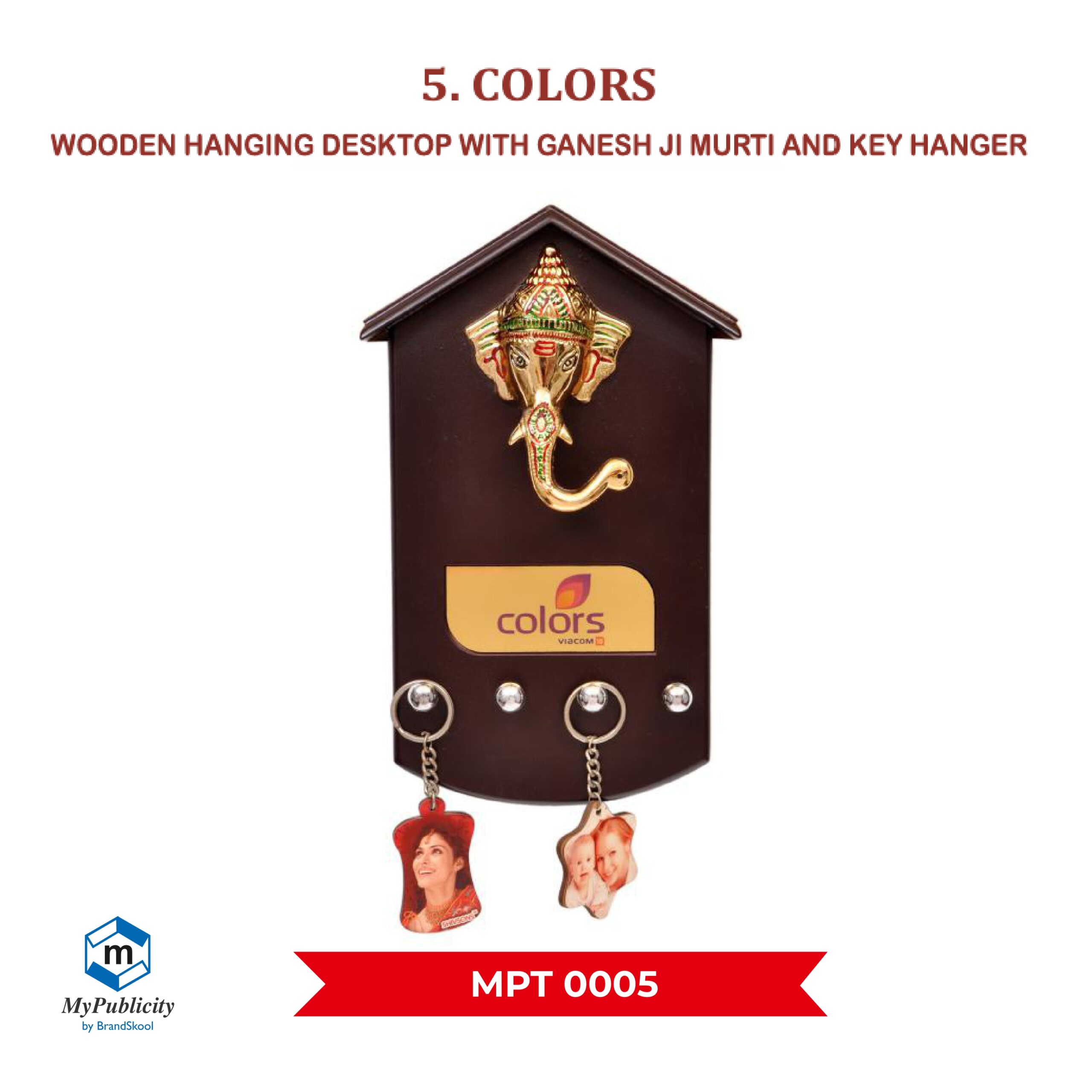 Wooden Wall Hanging Item - Code : MPT 0005