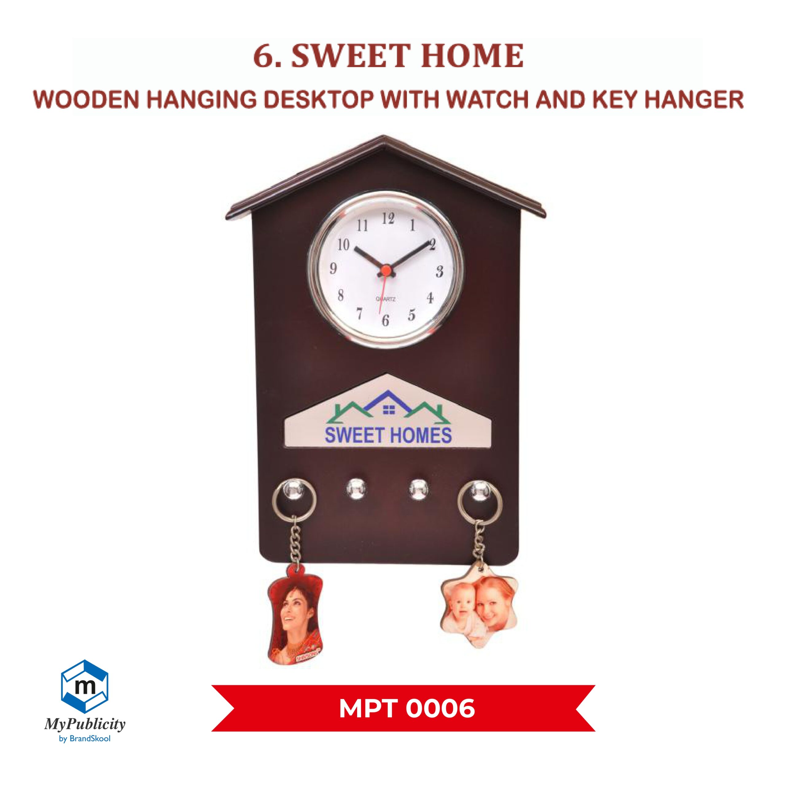 Wooden Wall Hanging Item - Code : MPT 0006