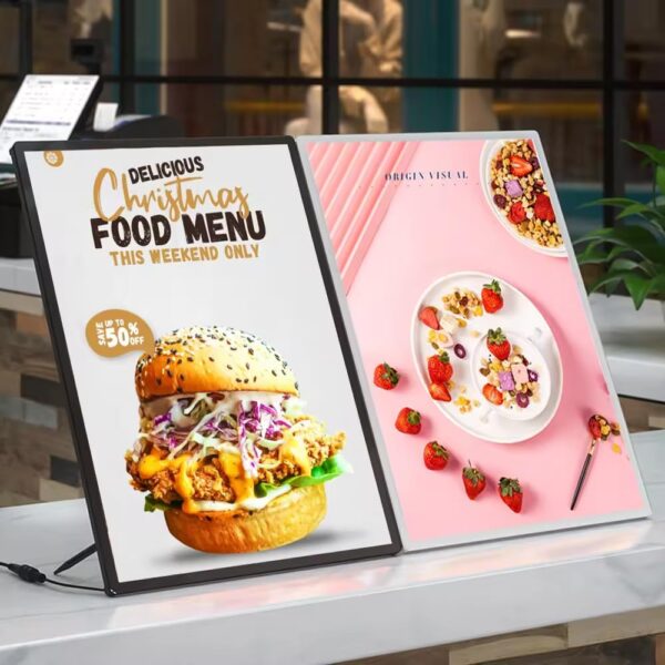 LED Tabletop Slim 1 Side 12"x18" - Code : MPMW 0014