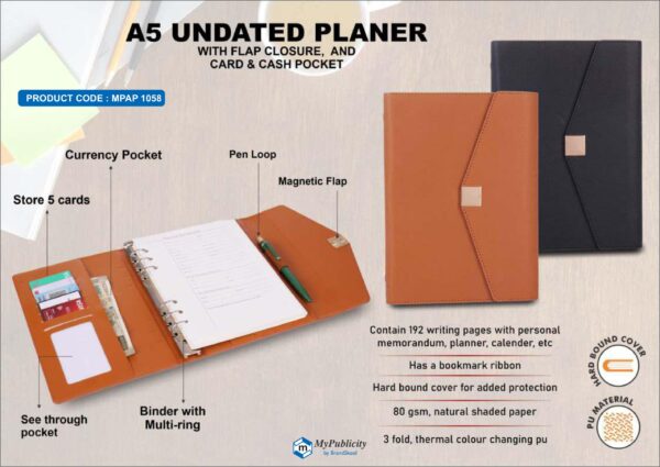 Diary Notebook Planner - Code MPAP 1058