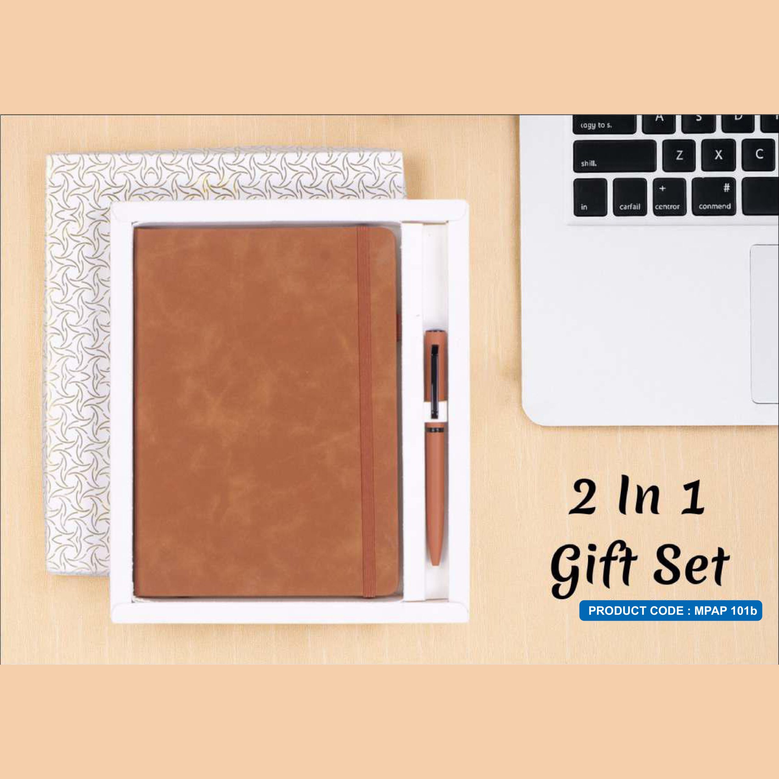 Gift Sets with Diary - Code MPAP 101-B (Brown)