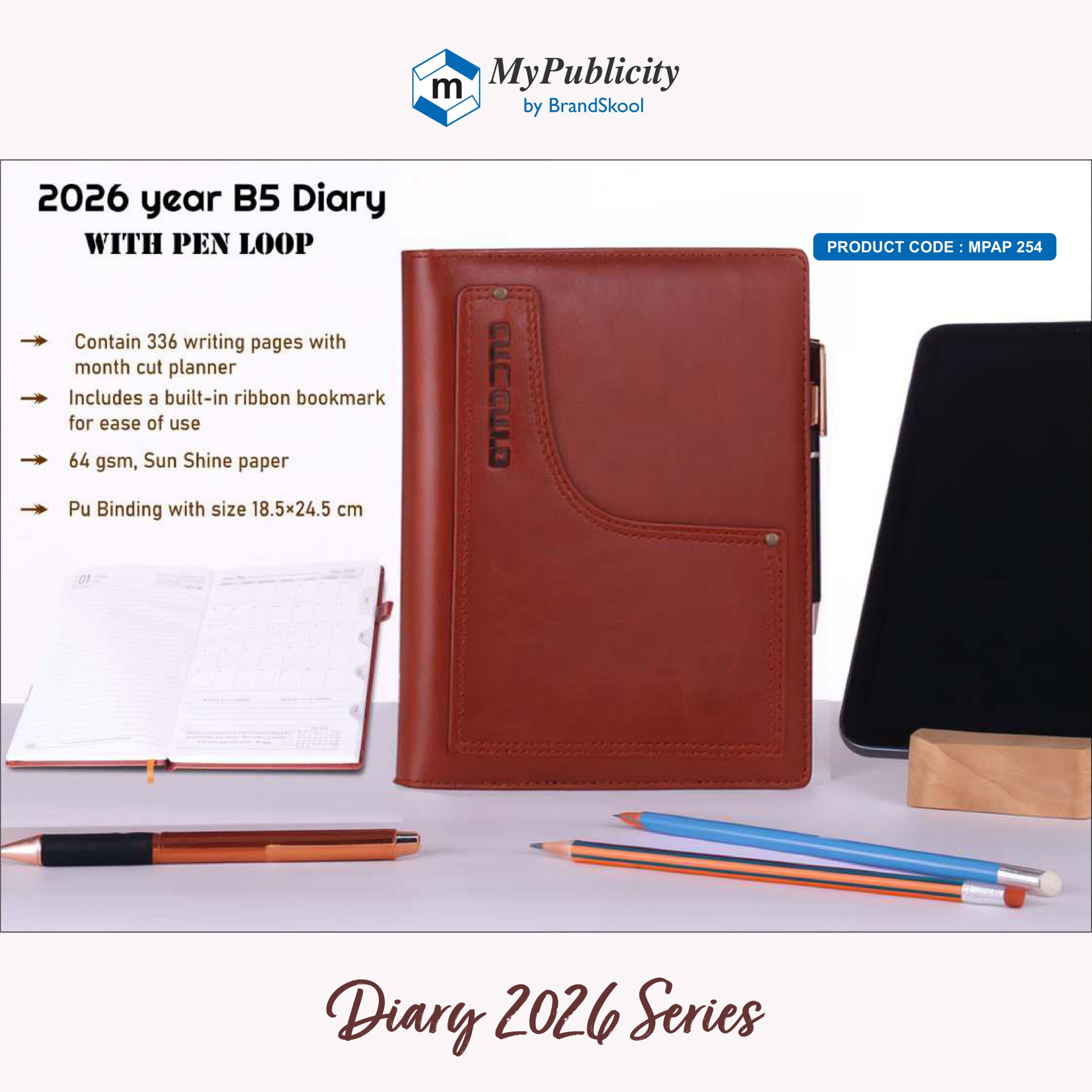 Diary 2026 - Code MPAP 254