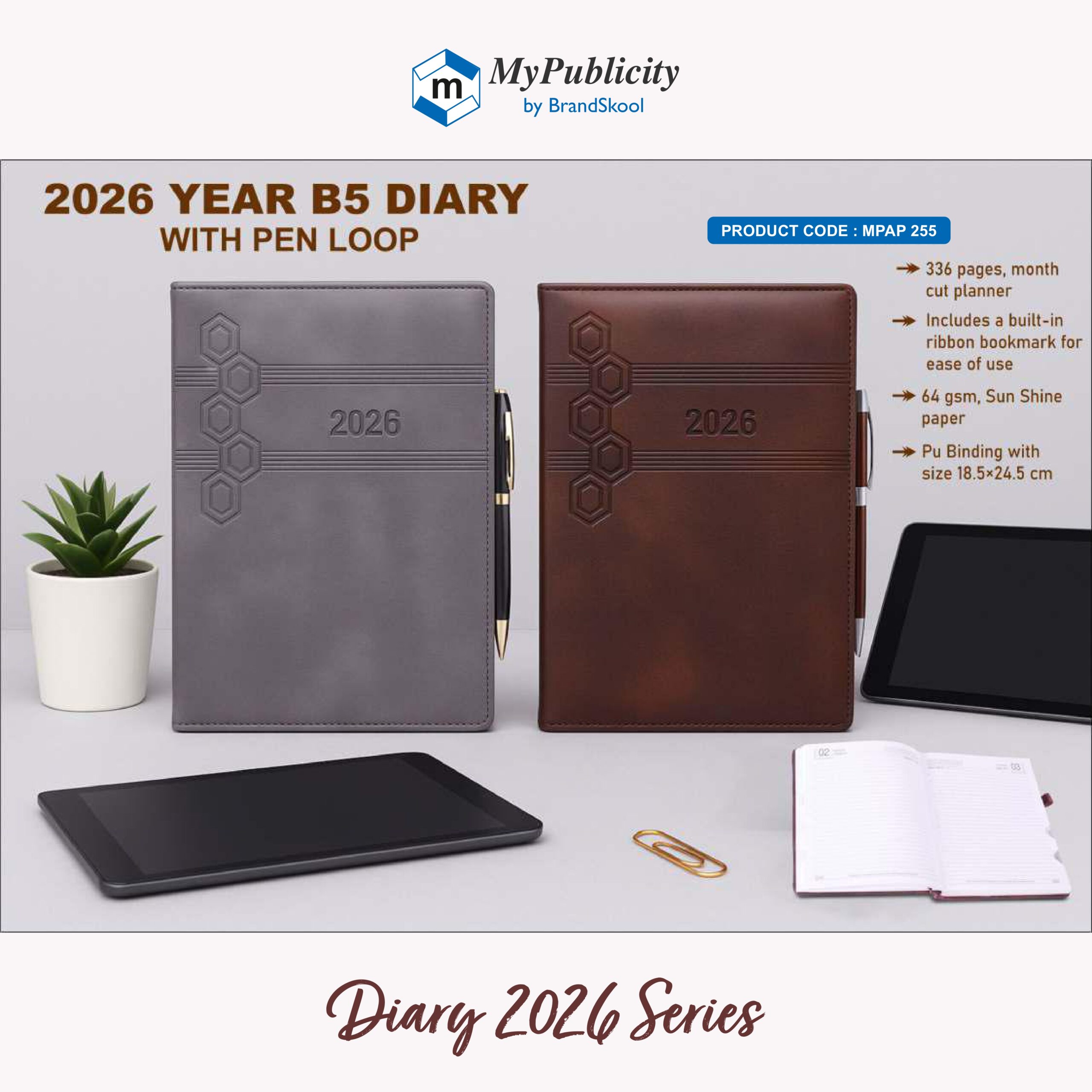 Diary 2026 - Code MPAP 255