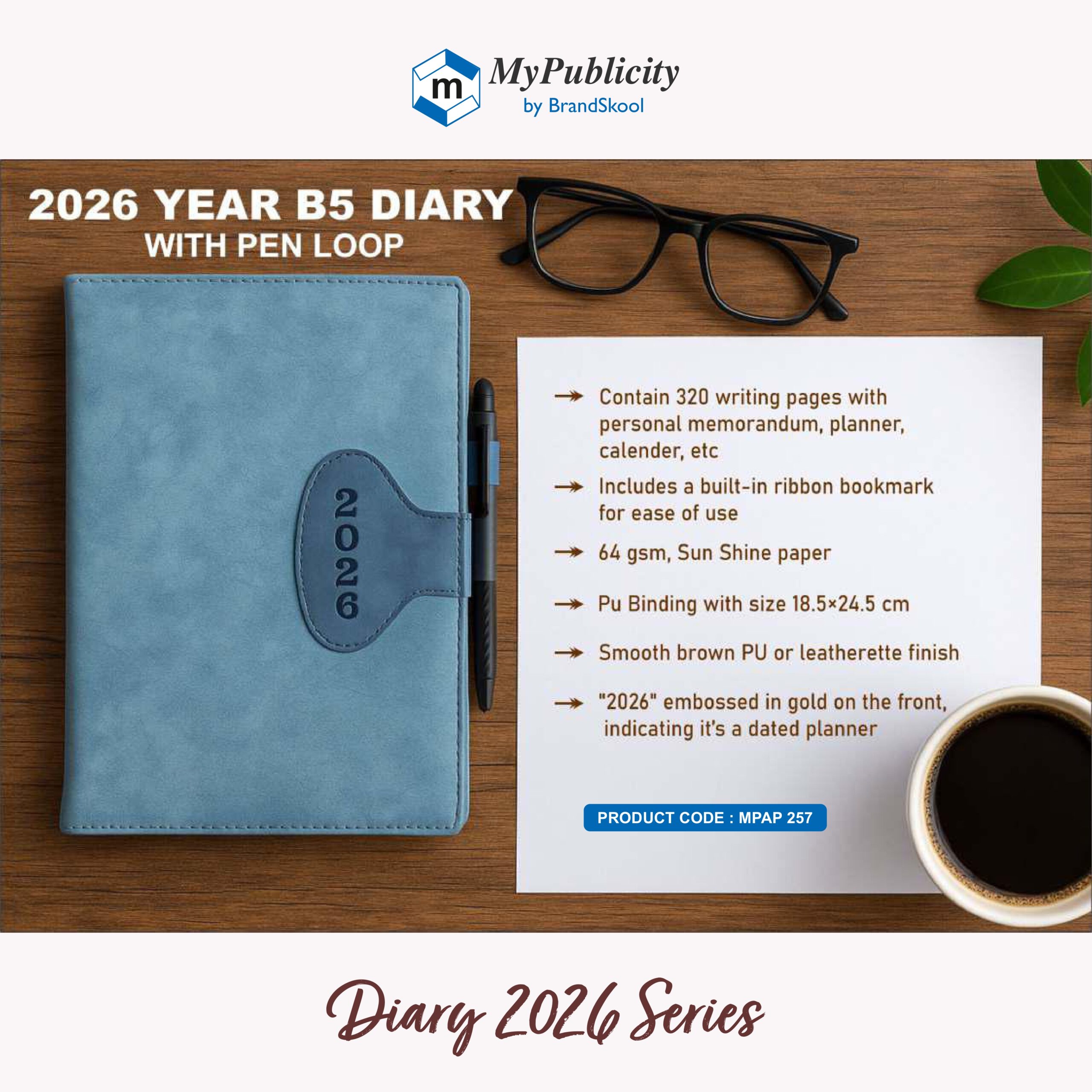 Diary 2026 - Code MPAP 257