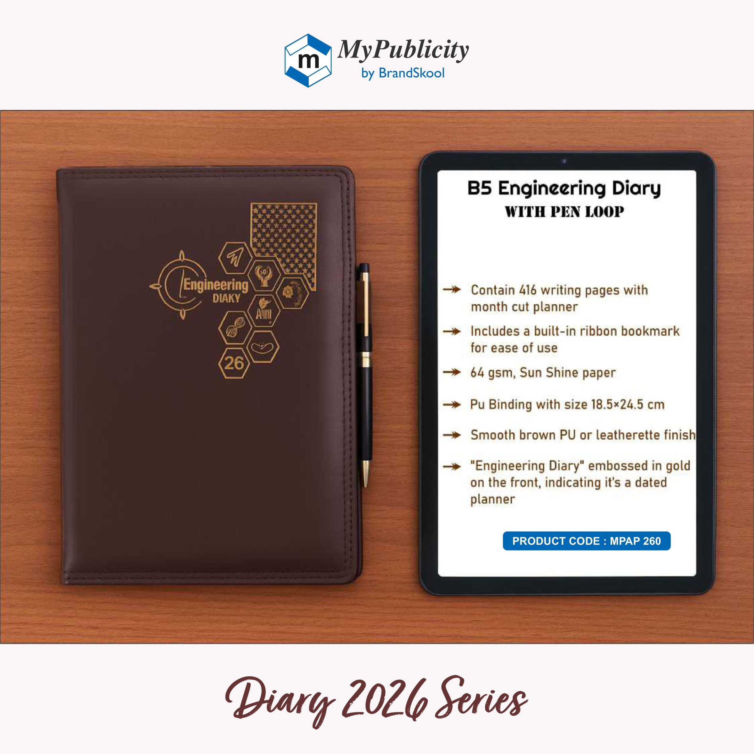 Diary 2026 - Code MPAP 260