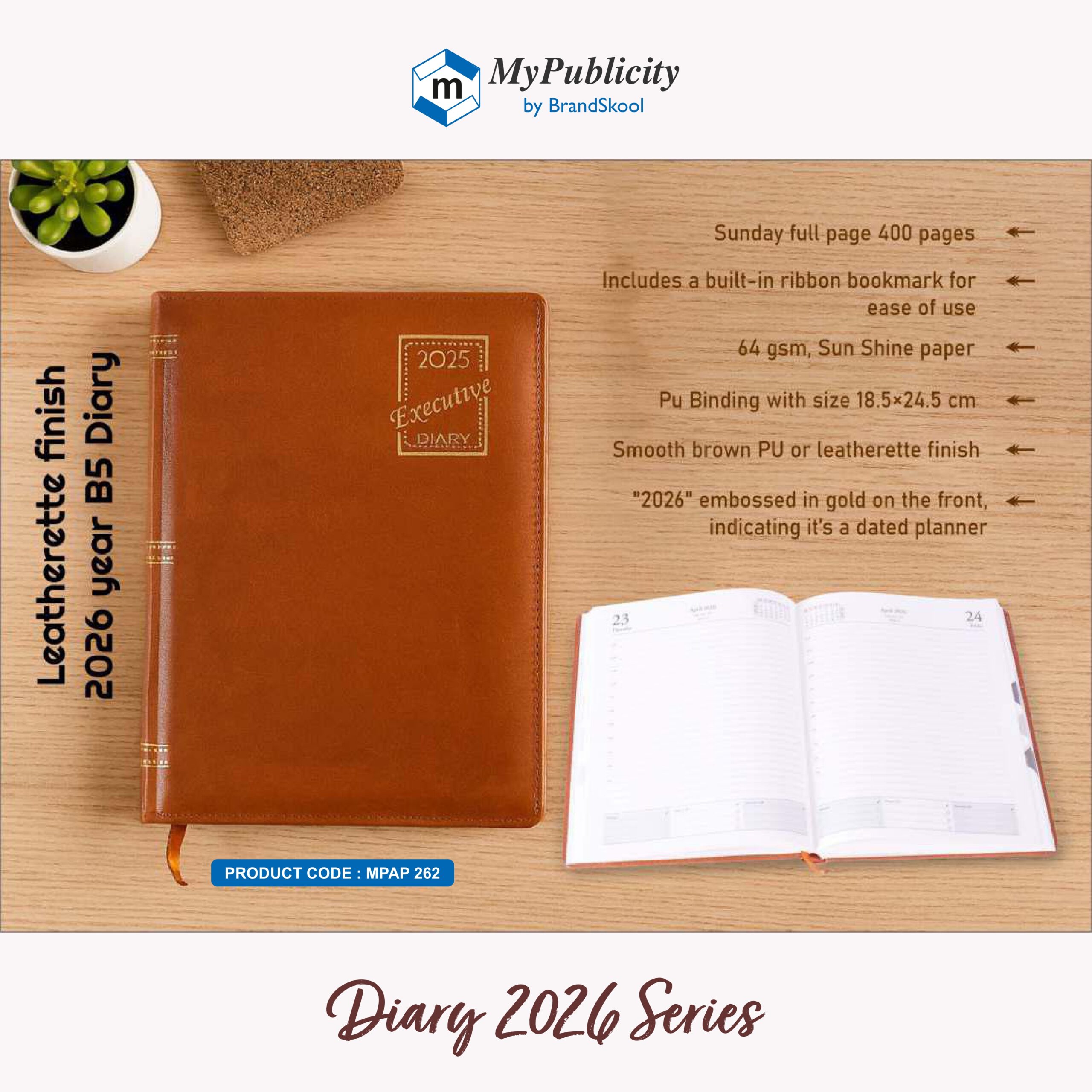 Diary 2026 - Code MPAP 262