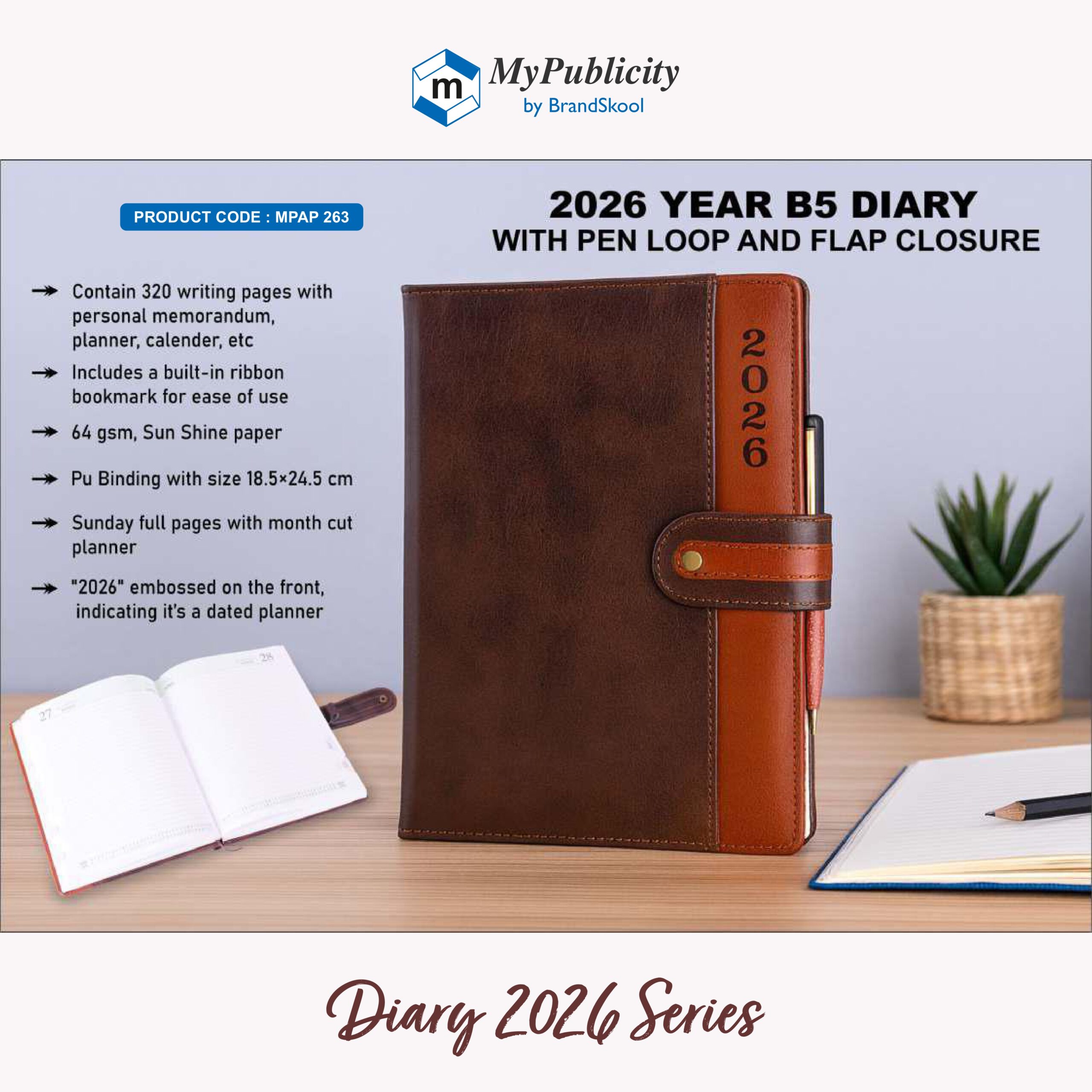 Diary 2026 - Code MPAP 263
