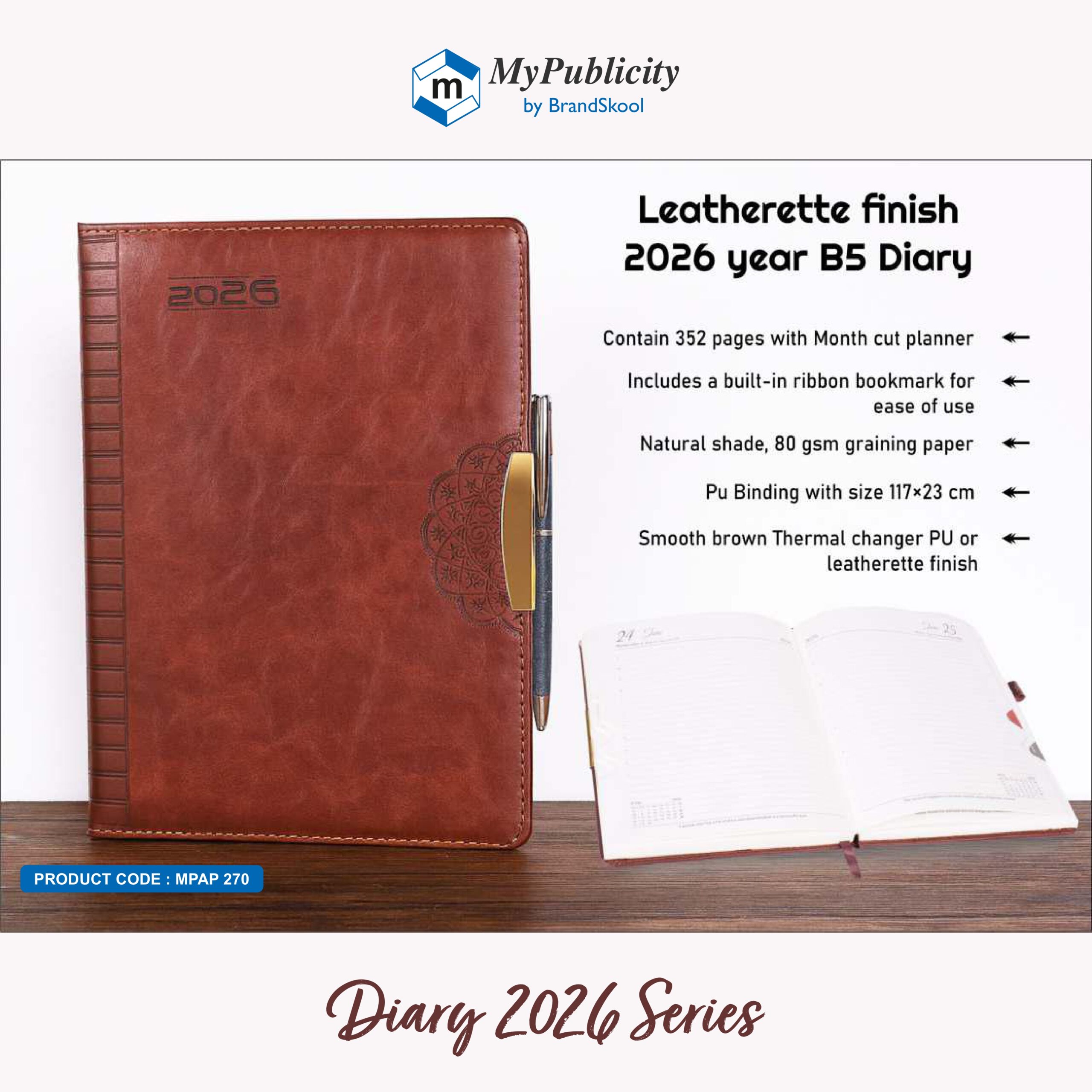 Diary 2026 - Code MPAP 270