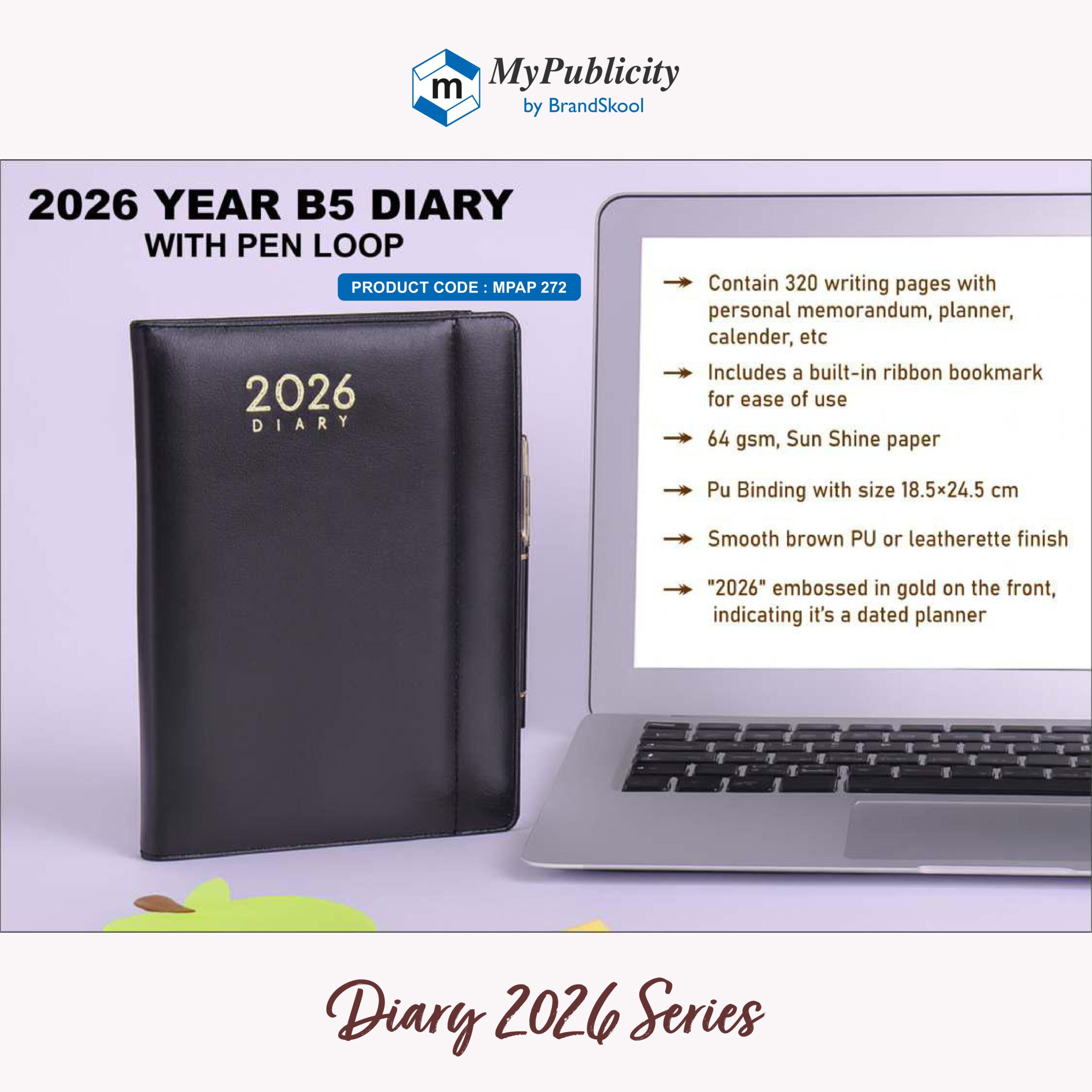 Diary 2026 - Code MPAP 272