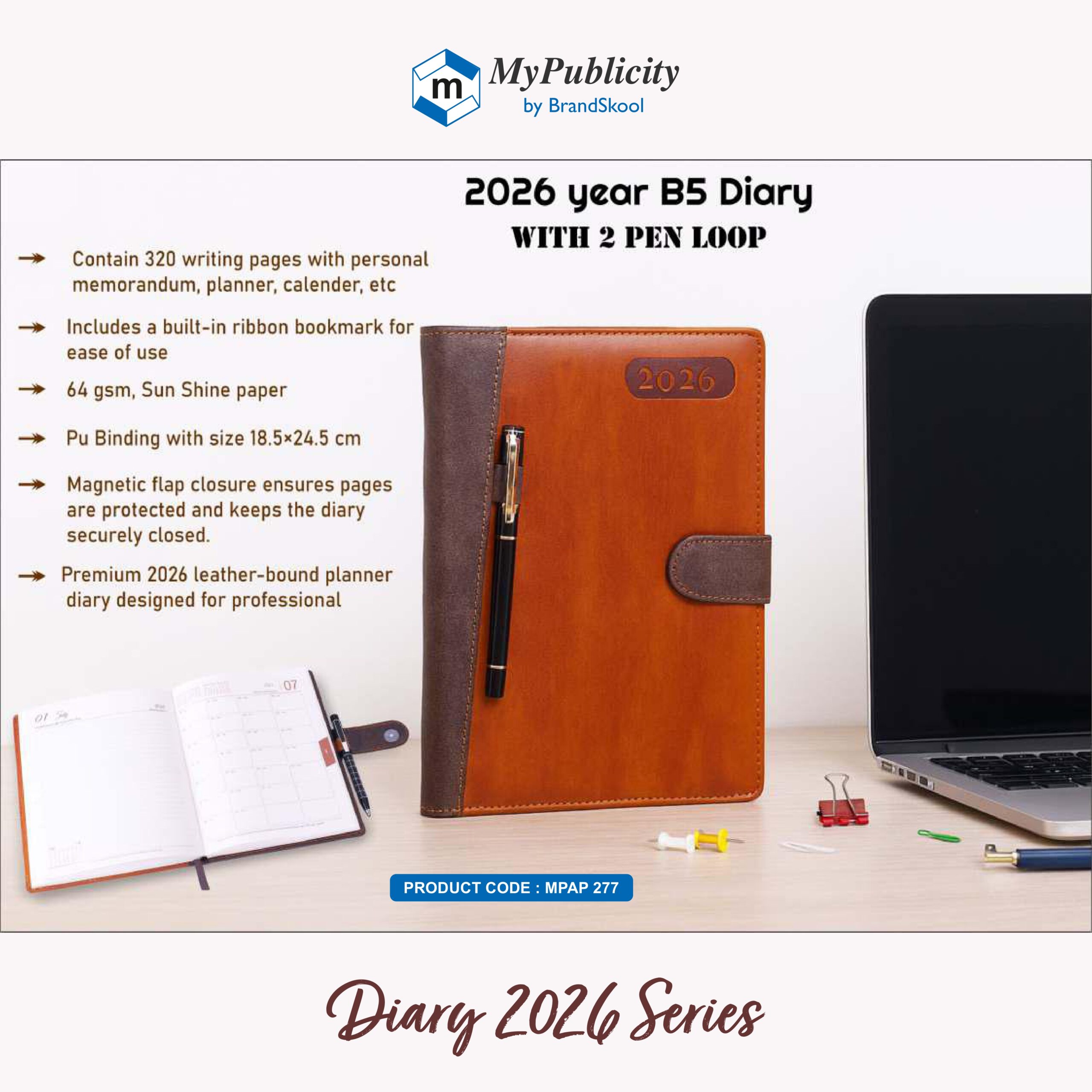 Diary 2026 - Code MPAP 277