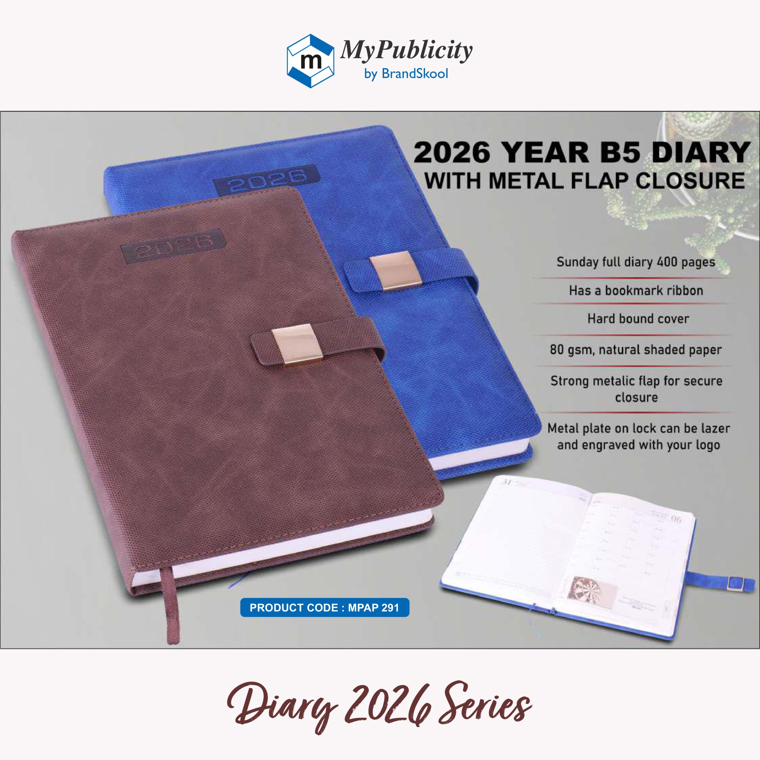 Diary 2026 - Code MPAP 291