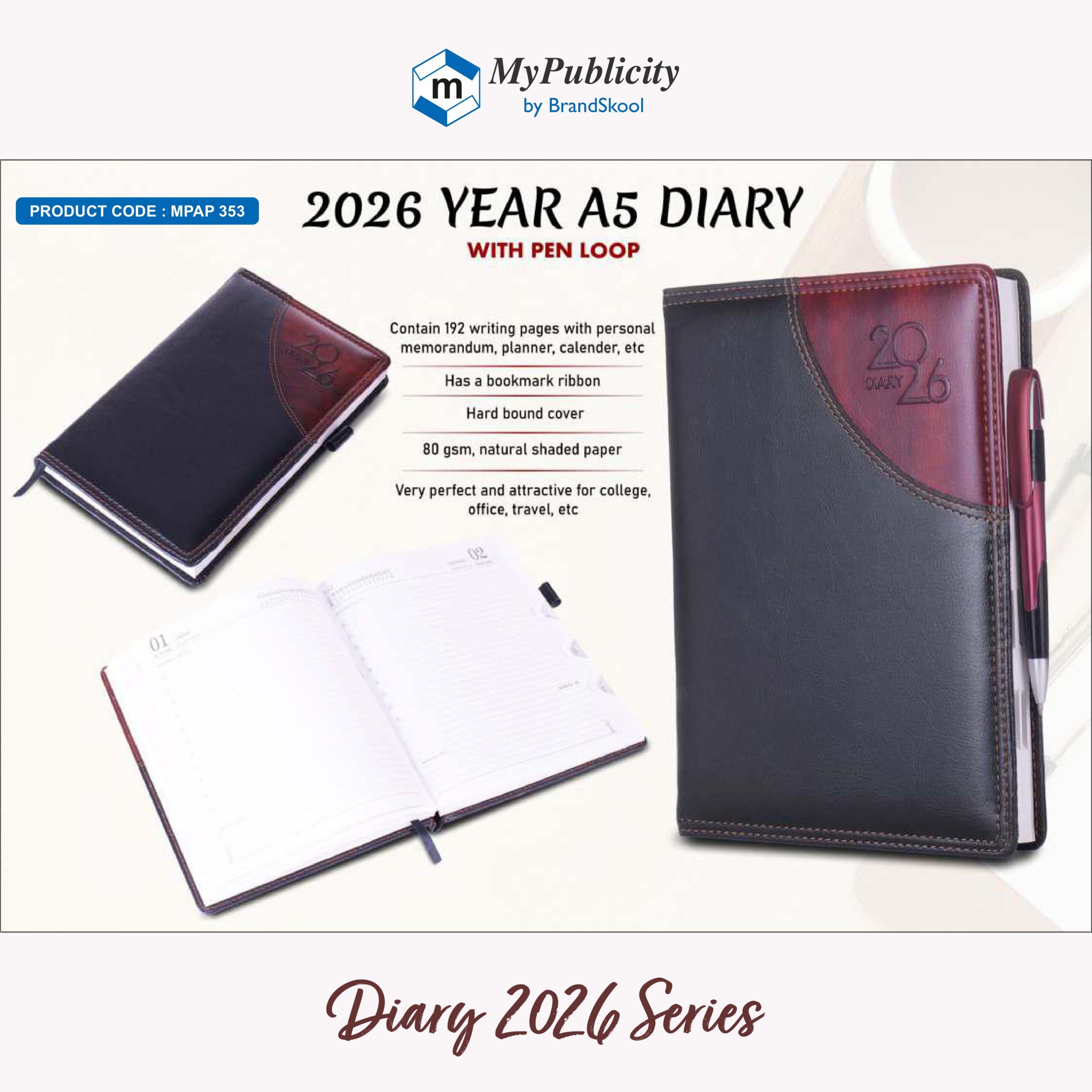 Diary 2026 - Code MPAP 353
